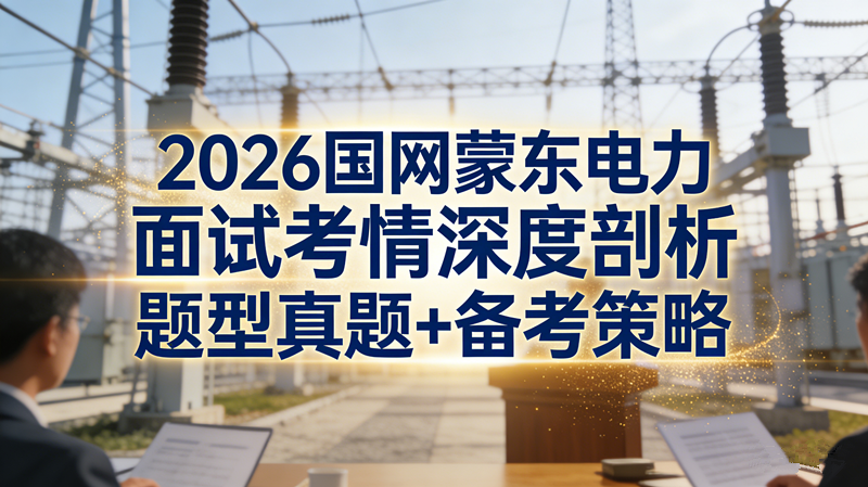 2026国网蒙东电力面试考情深度剖析 题型真题+备考策略